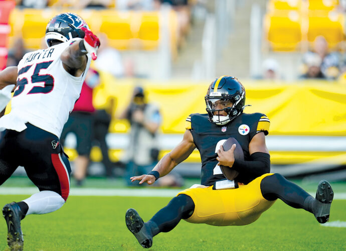 Sacks, fumbles part of Fields’ so-so Steelers debut